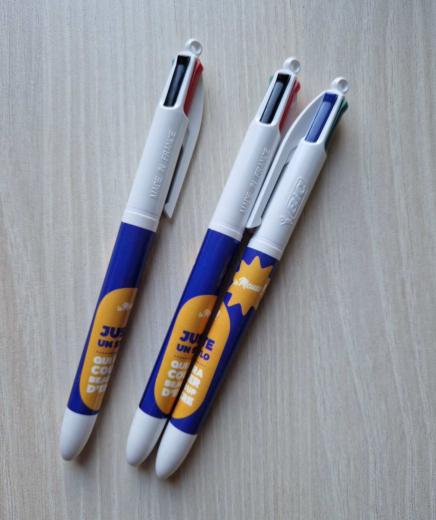 Stylo bic 4 couleurs Meuse